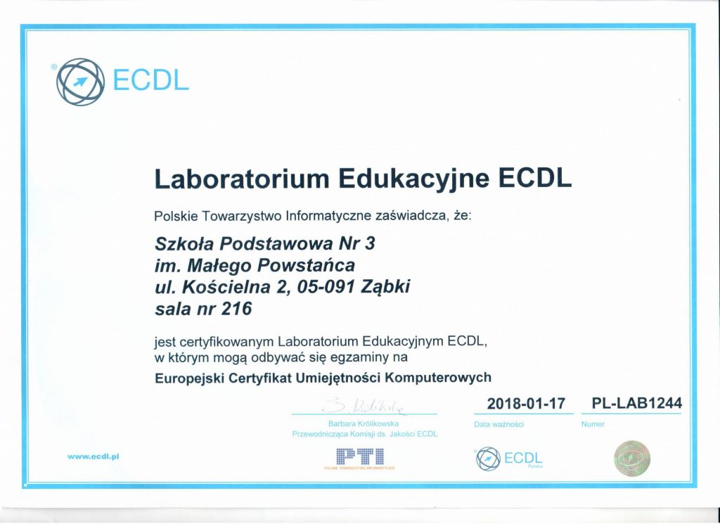 Laboratorium Edukacyjne ECDL